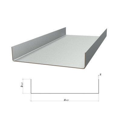 Гнутый оцинкованный швеллер – U