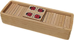 Настольная игра Б/У Дитяче доміно Іграшки з дерева Сонечко