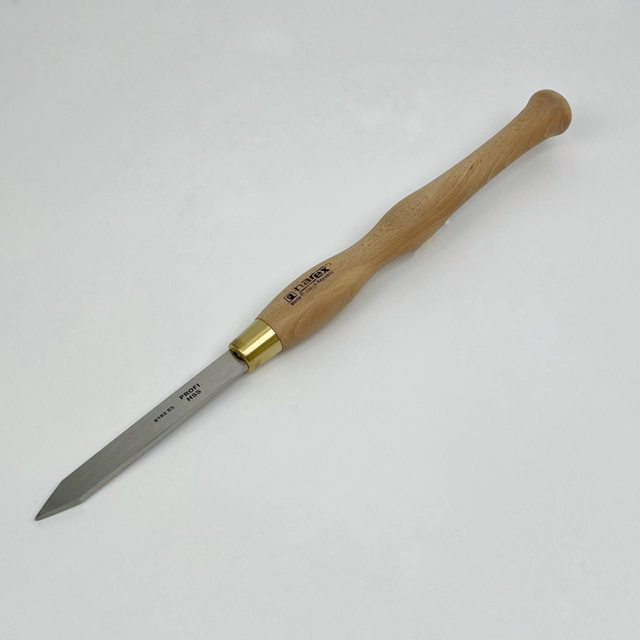 Відрізний токарний різець HSS Narex по дереву, фото 1