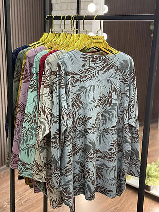 Стильна жіноча туніка, тканина "Кашемір" 54/56, 58/60 розмір 54/56, фото 2