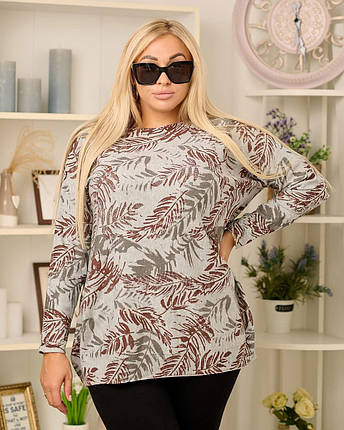 Стильна жіноча туніка, тканина "Кашемір" 54/56, 58/60 розмір 54/56, фото 1