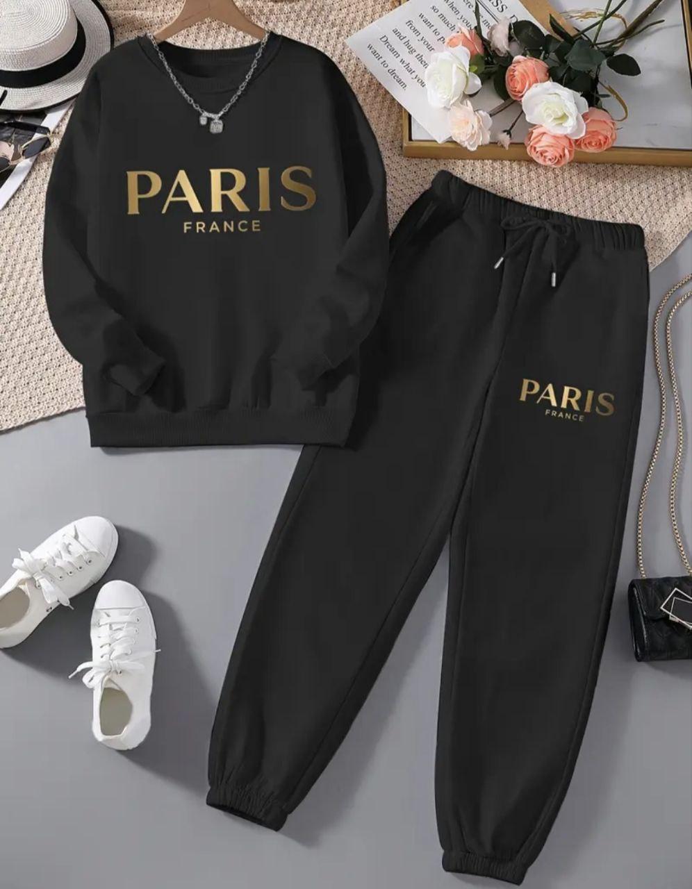 Теплий жіночий костюм з написом "PARIS"(Париж), фото 1