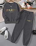 Теплий жіночий костюм з написом "PARIS"(Париж), фото 2