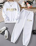 Теплий жіночий костюм з написом "PARIS"(Париж), фото 3
