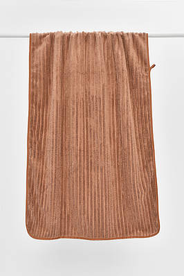 Рушник банний мікрофібра темно-бежевого кольору 205946T Безкоштовна доставка