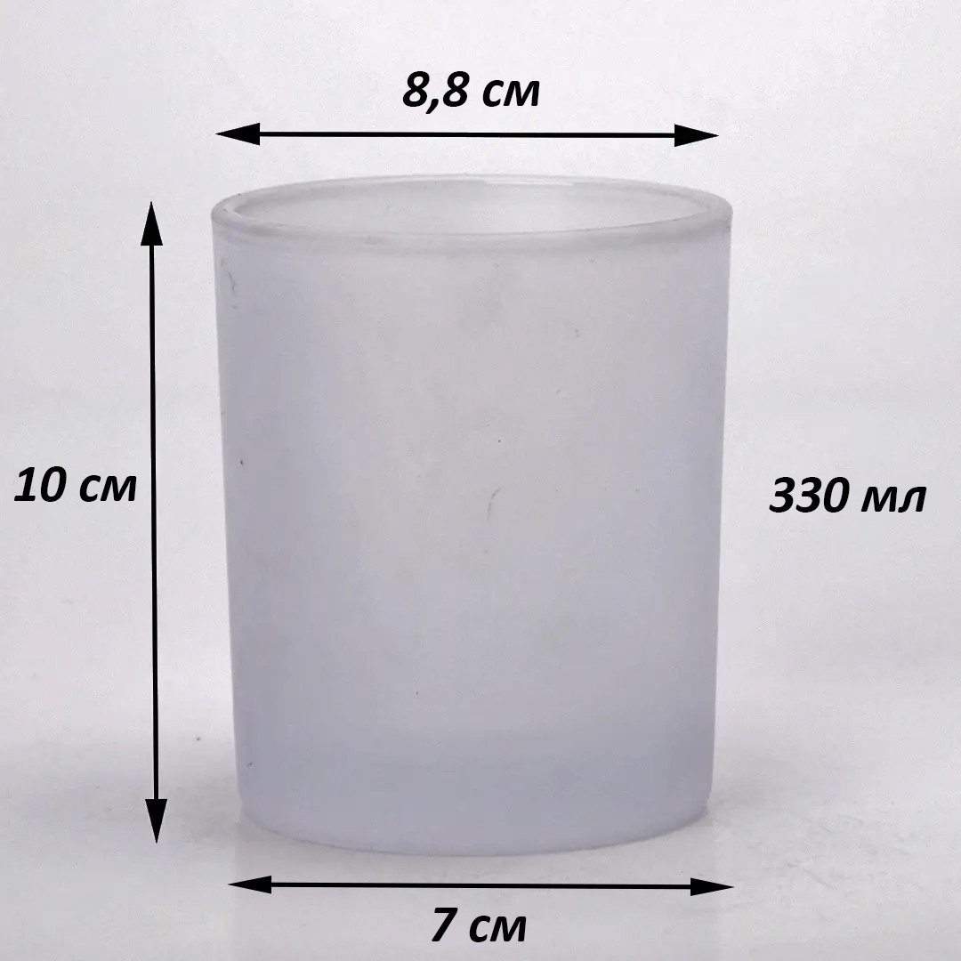 Стакан для сублімації скло 330 мл (віскі), фото 1