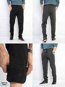 МІКС 0401-37 Спортивні штани чоловічі прямі на флісі котон норма (мікс кольорів 6 од: L,XL,2XL,3XL)