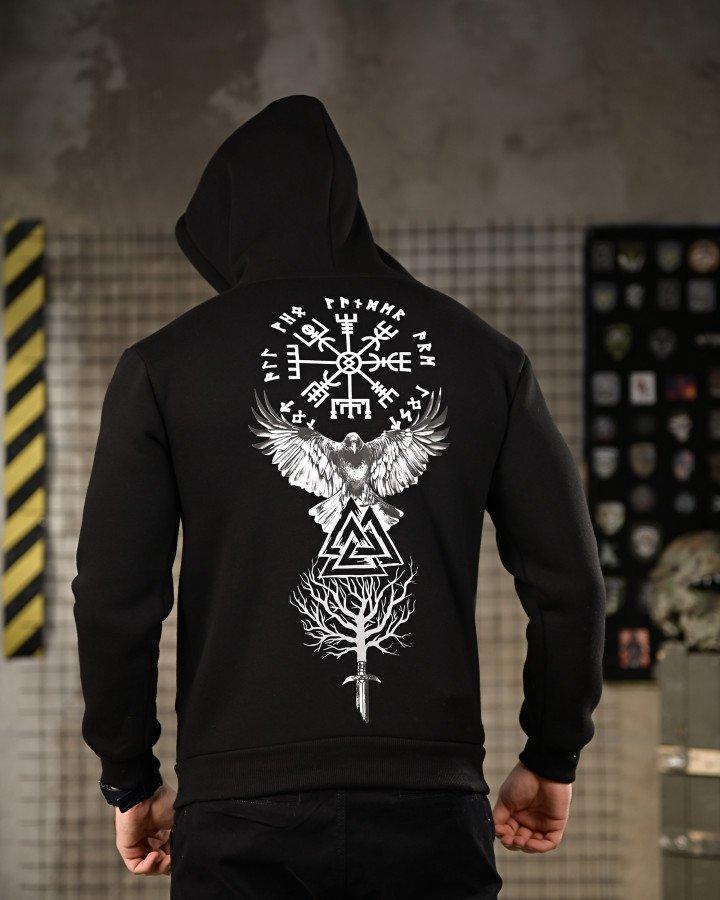 Худі польовий з рунами GENESIS Odin флісове тринитка Туреччина ПП8062 ТМ, фото 1