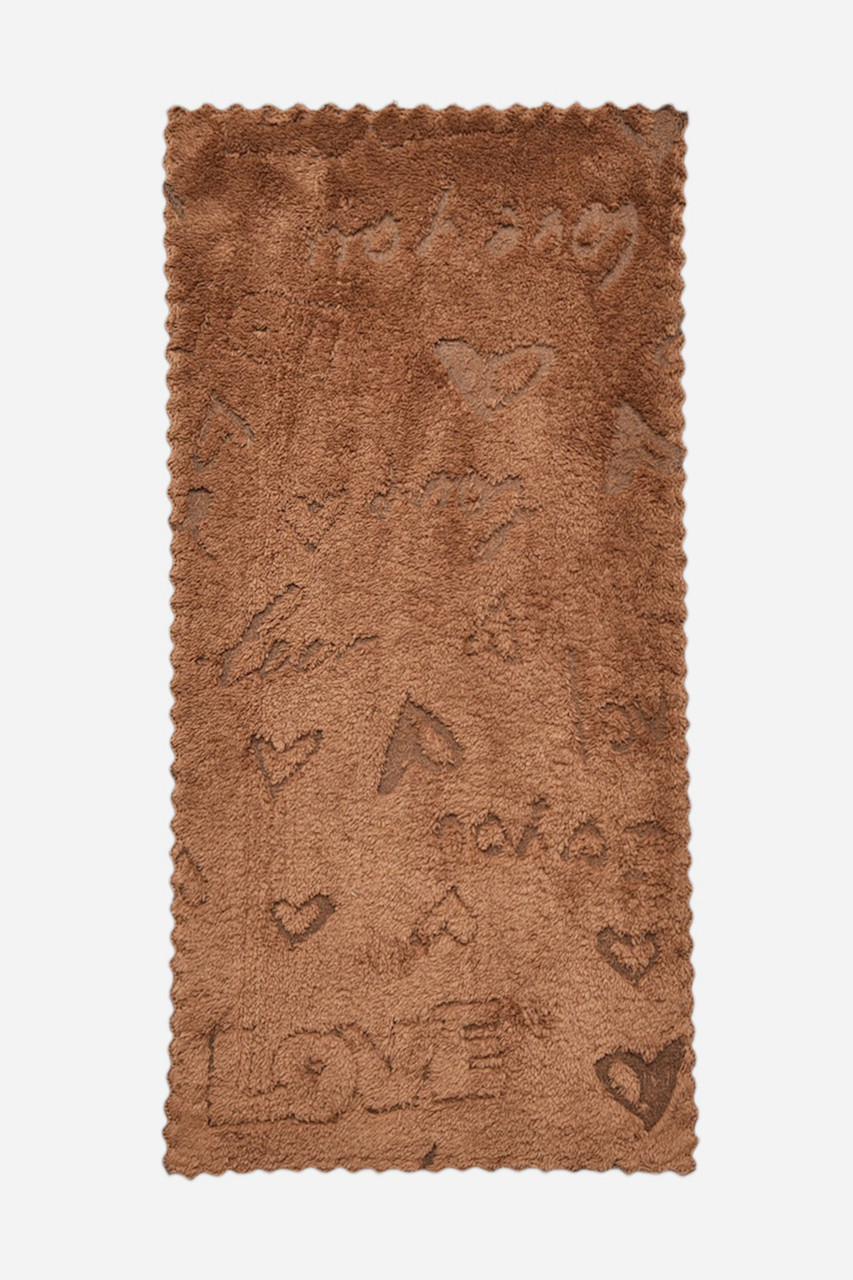 Рушник кухонний мікрофібра коричневого кольору розмір 25*49 см 205949P, фото 1