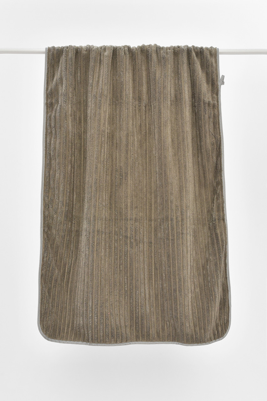 Рушник банний мікрофібра темно-сірого кольору 205942P, фото 1