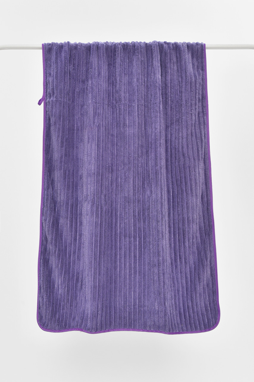 Рушник банний мікрофібра фіолетового кольору 205945P, фото 1