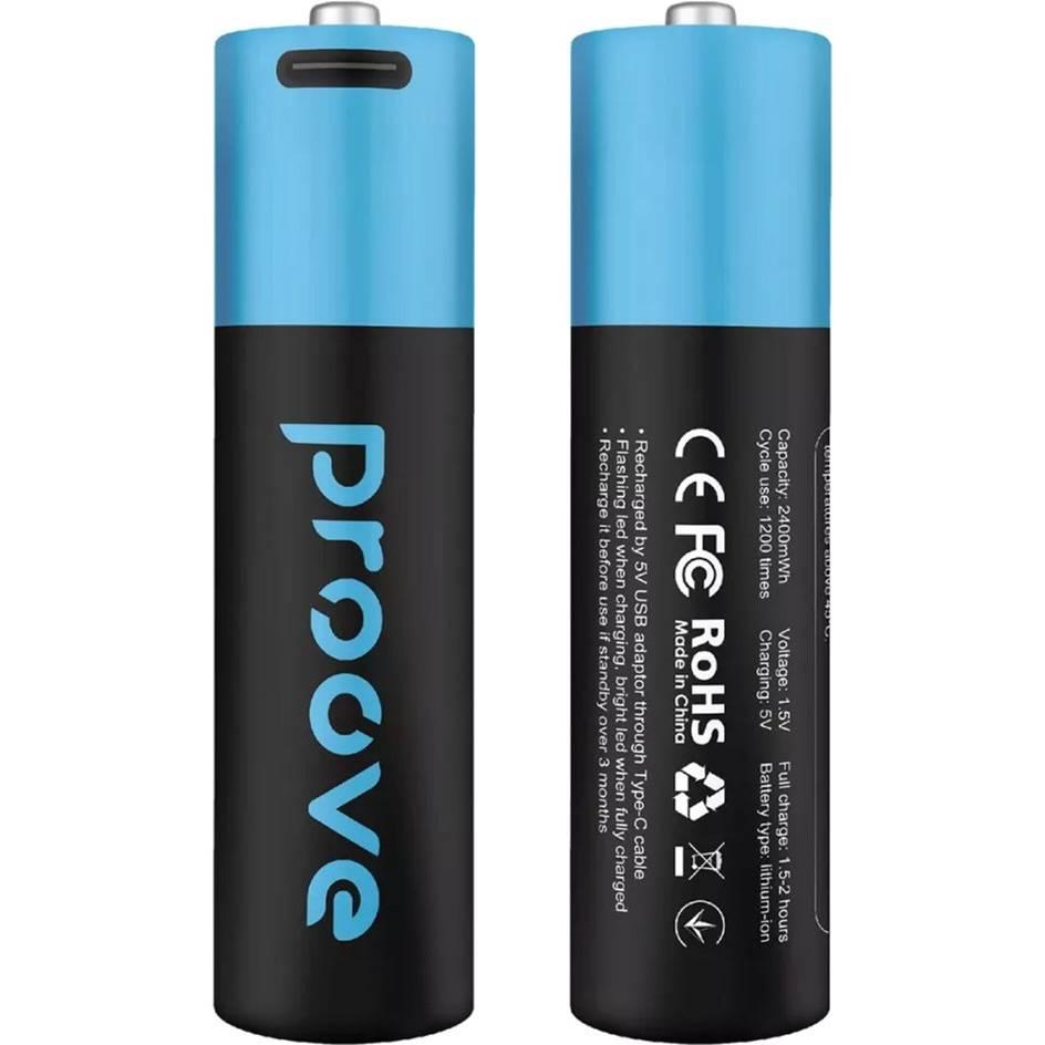 Акумулятори Proove Compact Energy AA/HR06 NI-MH 2400 mAh BL 2 шт. 15420 DS, фото 1