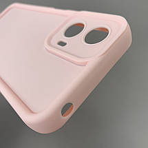 Чохол для Motorola Moto G04 рожевий з великими бортами з принтом чорний леопард на моторола мото г04 w01l, фото 5