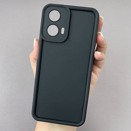 Чохол для Motorola Moto G04s чохол з великими бортиками на телефон моторола мото г04с чорний n5v, фото 1