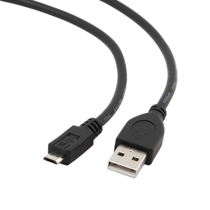 Кабель Cablexpert USB - micro USB V 2.0 (M/M) 3m Black (CCP-mUSB2-AMBM-10), фото 1