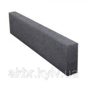 Бордюр Тротуарний 1000х60х200 Графіт, фото 1