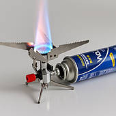 Туристичні газові пальники та примуси на картриджах