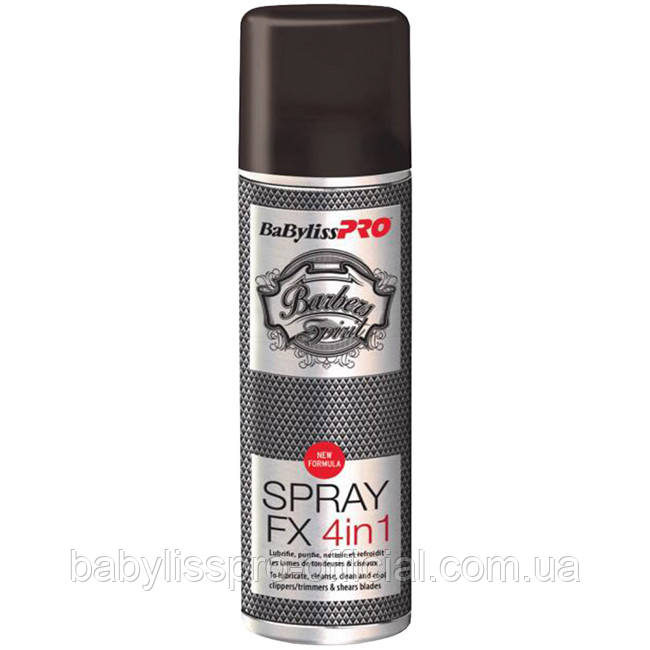 Засіб для догляду за ножами BaByliss PRO FX040290E Spray FX 4 in 1 150 ml, фото 1