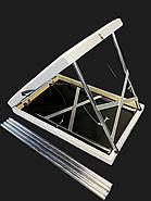 Кушетка косметологічна «Ручна» білий колір: для шугарингу, бровиста, нарощування вій, масажу, фото 3