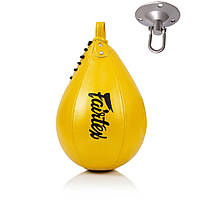 Пневмогруша боксерська Fairtex SB1 Yellow + кріплення