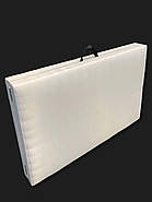 Кушетка косметологічна «Ручна» білий колір: для шугарингу, бровиста, нарощування вій, масажу, фото 5