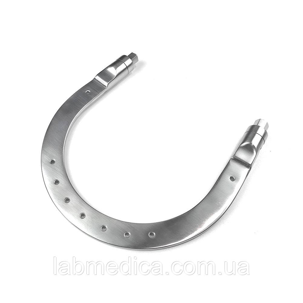 Скоба для скелетного витягування через Kirschner з трьома гачками. Ширина просвіту 15,5 x 15,5 см SURGIWELOMED, фото 1