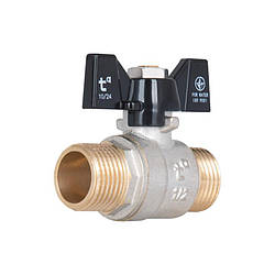 Кран кульовий SD Plus 1/2" НН для води (метелик) SD606W15