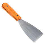 Шпатель (скребок) металевий KINGROON 7.5*20cm для FDM 3D-принтерів, дерев'яна ручка (B01234), фото 3