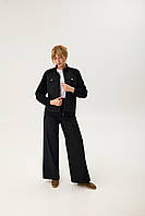 Чорні жіночі джинсові штани