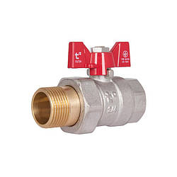 Кран кульовий "Американка" SD Plus прямий 3/4" ВЗ SD221W20