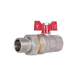 Кран кульовий "Американка" SD Plus прямий 3/4" ВЗ SD220W20