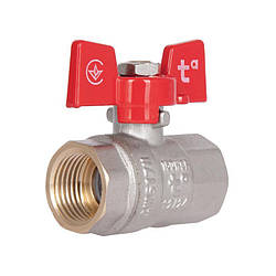 Кран кульовий Thermo Alliance Standart 1/2" ВР для води (метелик) SD602NW15PN40