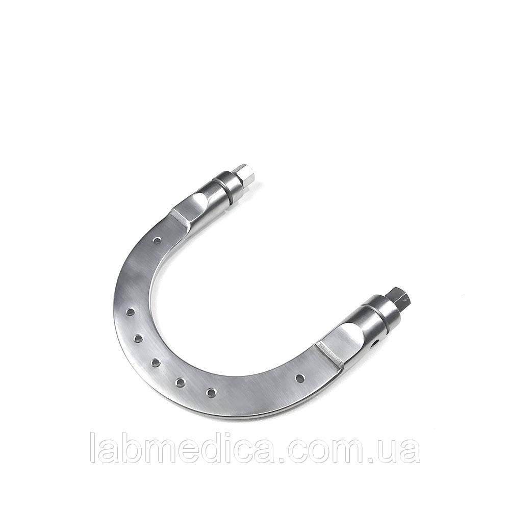 Скоба для скелетного витягування через Kirschner з трьома гачками. Ширина просвіту 9,5x7 см SURGIWELOMED, фото 1