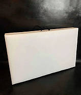 Кушетка косметологічна автомат "Стандарт" - біла, для нарощування вій, для бровиста, для шугарингу, масажу, фото 2