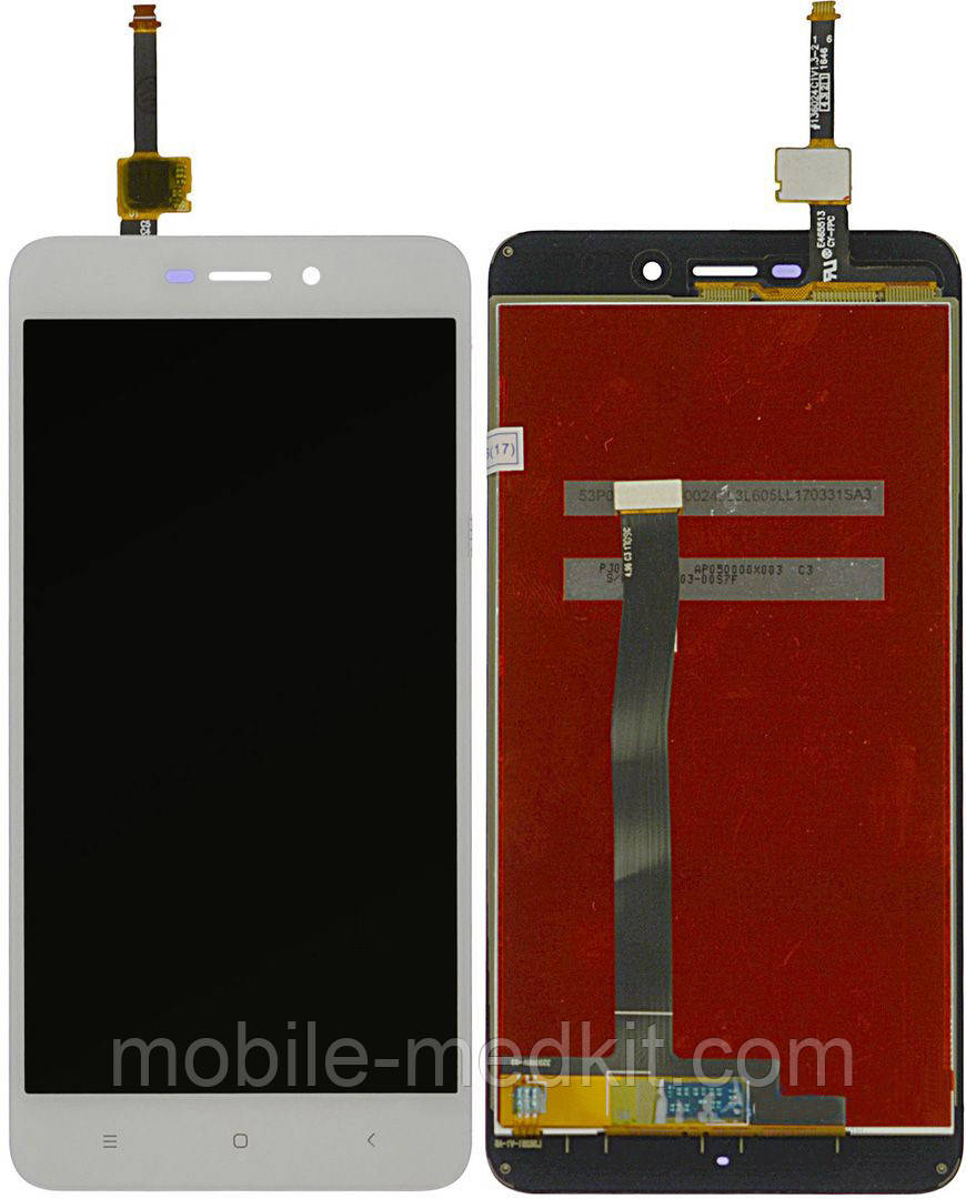 Дисплей Xiaomi Redmi 4A в зборі з сенсором white, фото 1