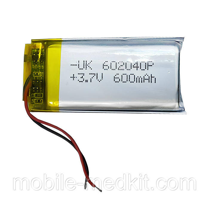 АКБ універсальна 602040Р (40*20*6 450mAh 3.7V), фото 1