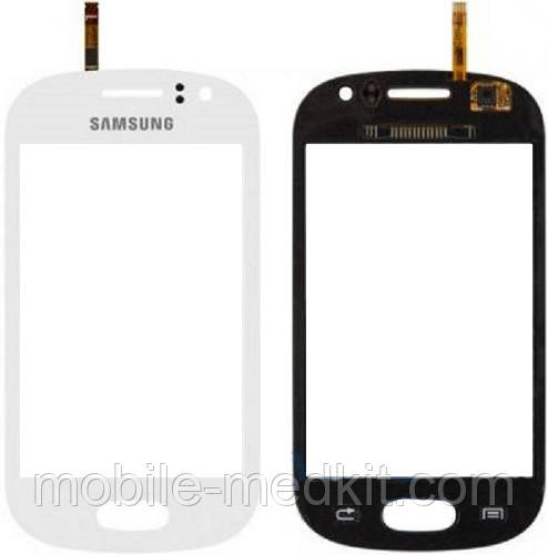 Сенсор Samsung S6810 white orig, фото 1