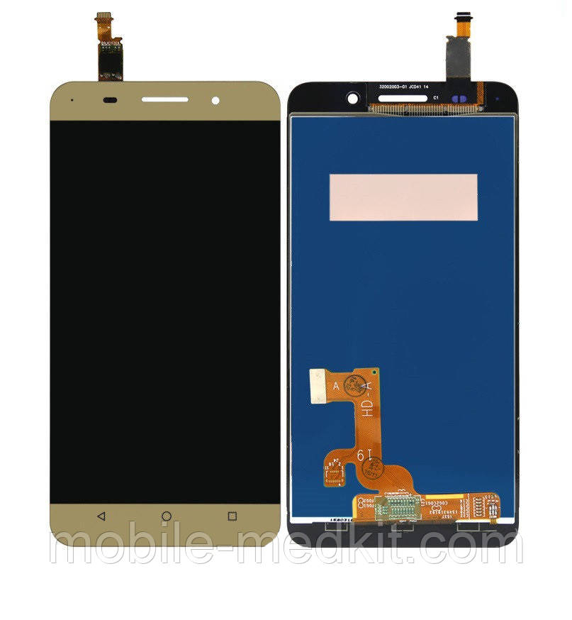 Дисплей Huawei Honor 4X/ Glory Play 4X в зборі з сенсором gold, фото 1