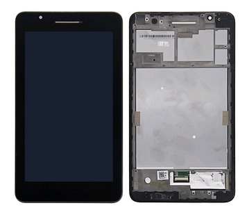 Дисплей до планшету Asus FE171CG Fonepad 7 в зборі з сенсором та рамкою black