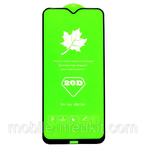 Скло Xiaomi Redmi 8/ Redmi 8A (20D, black) без упаковки, фото 1