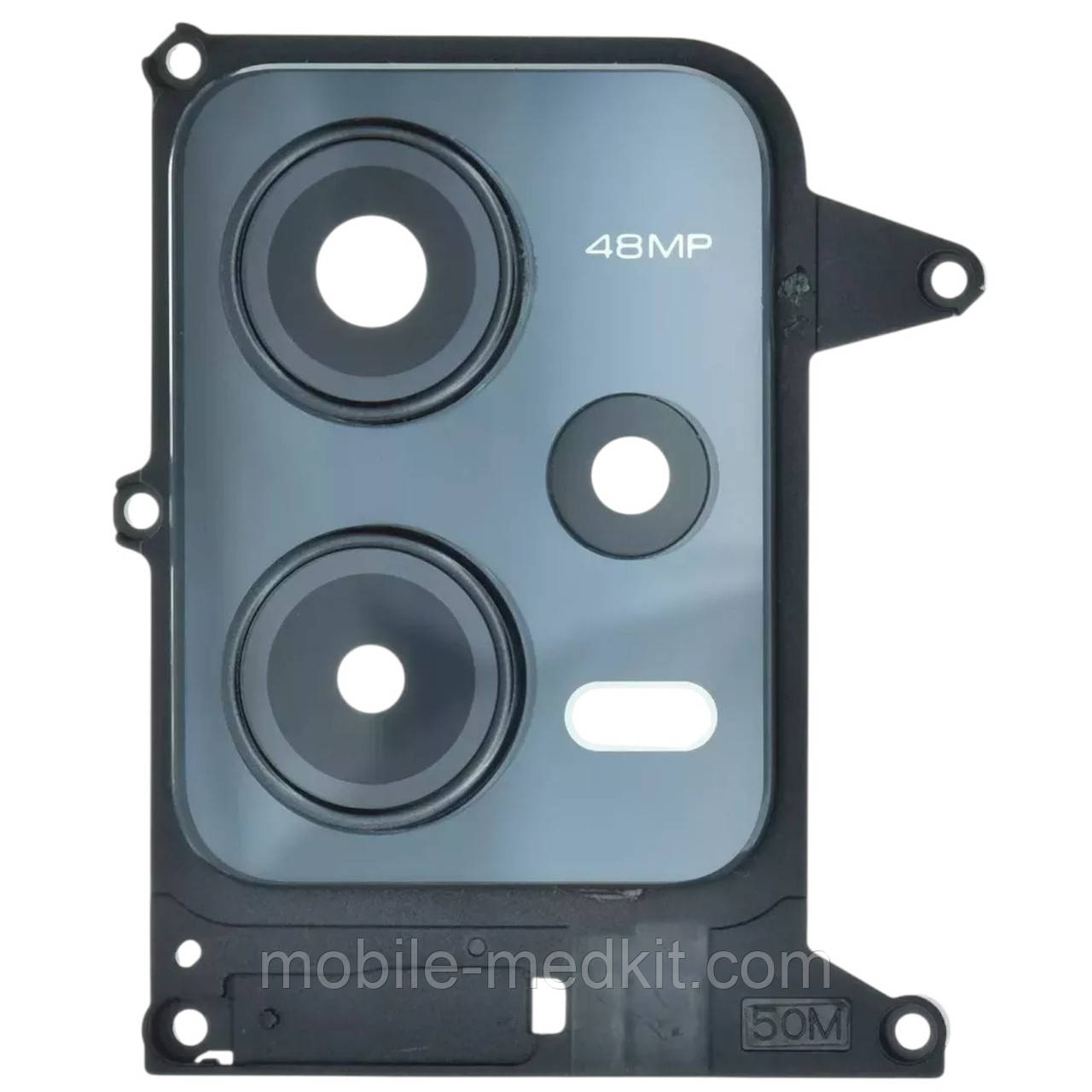 Скло камери Xiaomi Redmi Note 12 5G з рамкою black, фото 1