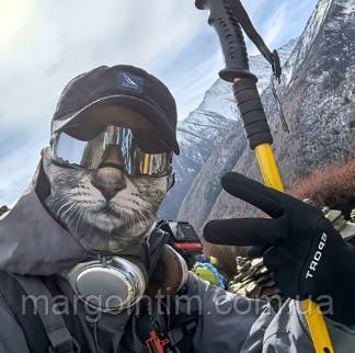 Гейтор / Бафф / Полубалаклава з 2D принтом тварини для велосипедистів / Для лижного спорту / Для мотоциклістів /Прикол / Подарунок, фото 1