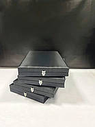 Кушетка косметологічна автомат "Стандарт" - чорна, для нарощування вій, для бровиста, для шугарингу, масажу, фото 5