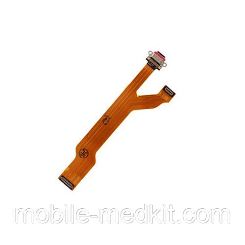 Шлейф Realme 5 Pro з роз'ємом зарядки та мікрофоном, фото 1