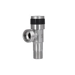 Кран кутовий Thermo Alliance Standart 1/2" Нх3/4"Н неірж., з керам. буксий TAS345W1520SS