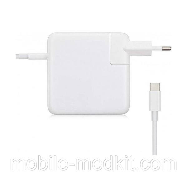 МЗП Apple 87W USB- C (MacBook Pro) + кабель Type- C to Type- C, білий, фото 1