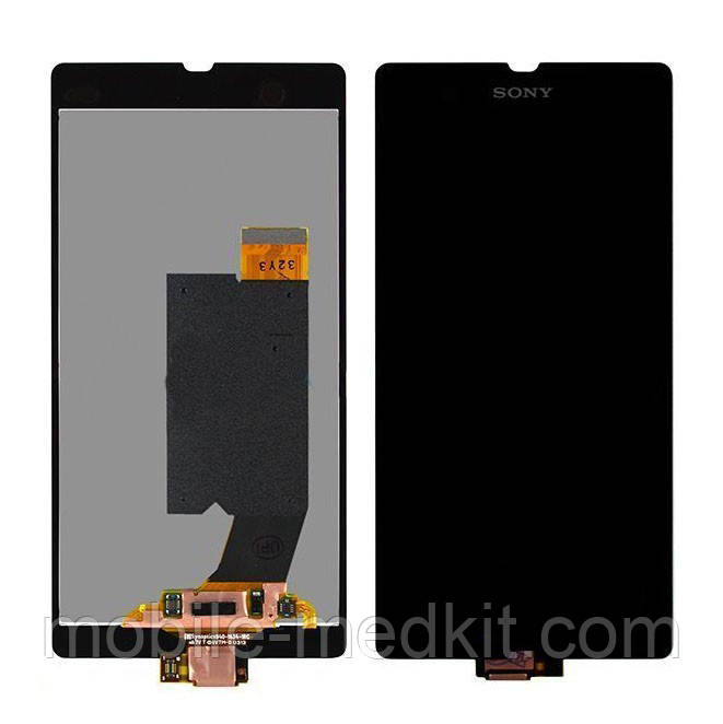 Дисплей Sony C6602 L36h/ C6603 L36i Xperia Z в зборі з сенсором black, фото 1