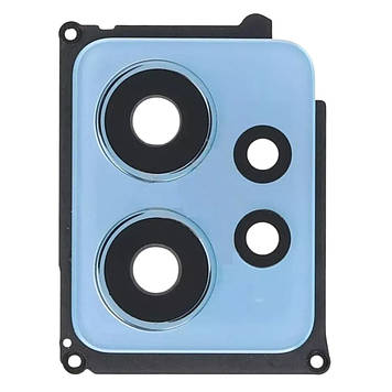 Скло камери Xiaomi Redmi Note 12 4G з рамкою blue