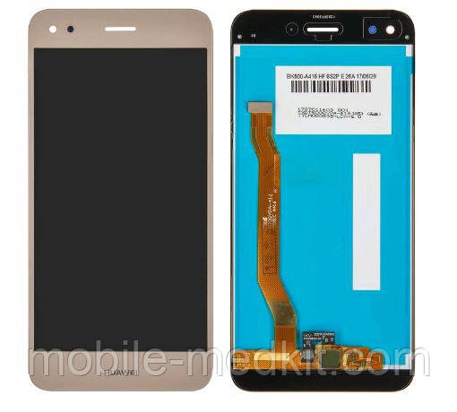 Дисплей Huawei Nova Lite 2017/ P9 Lite mini/ Y6 Pro 2017 в зборі з сенсором gold, фото 1