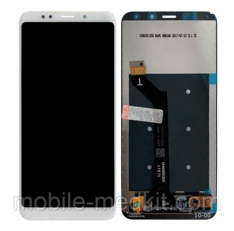 Дисплей Xiaomi Redmi 5 в зборі з сенсором white, фото 1